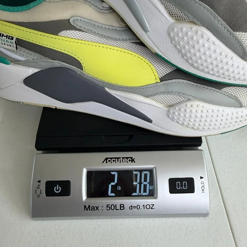 Mercedes-AMG Petronas Motorsport x Puma RS-X3 sunny lime grey sneakers shoes 12